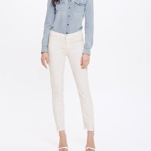 Mother White Denim
